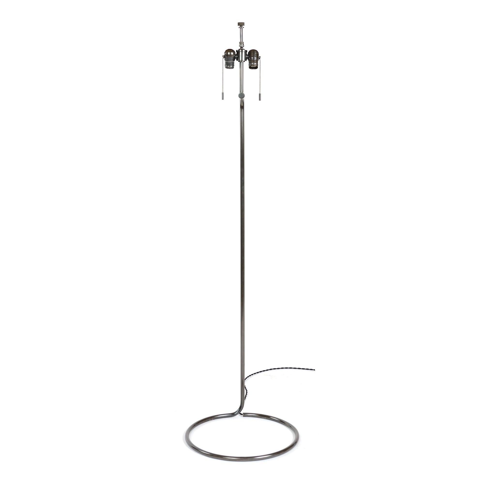 American Original 'Rope' Floor Lamp in Blackened Bronze, Made to Order For Sale