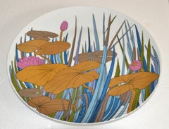 Assiette à fleurs originale en porcelaine de Rosenthal Studio-Linie Allemagne par Wolfgang Bauer