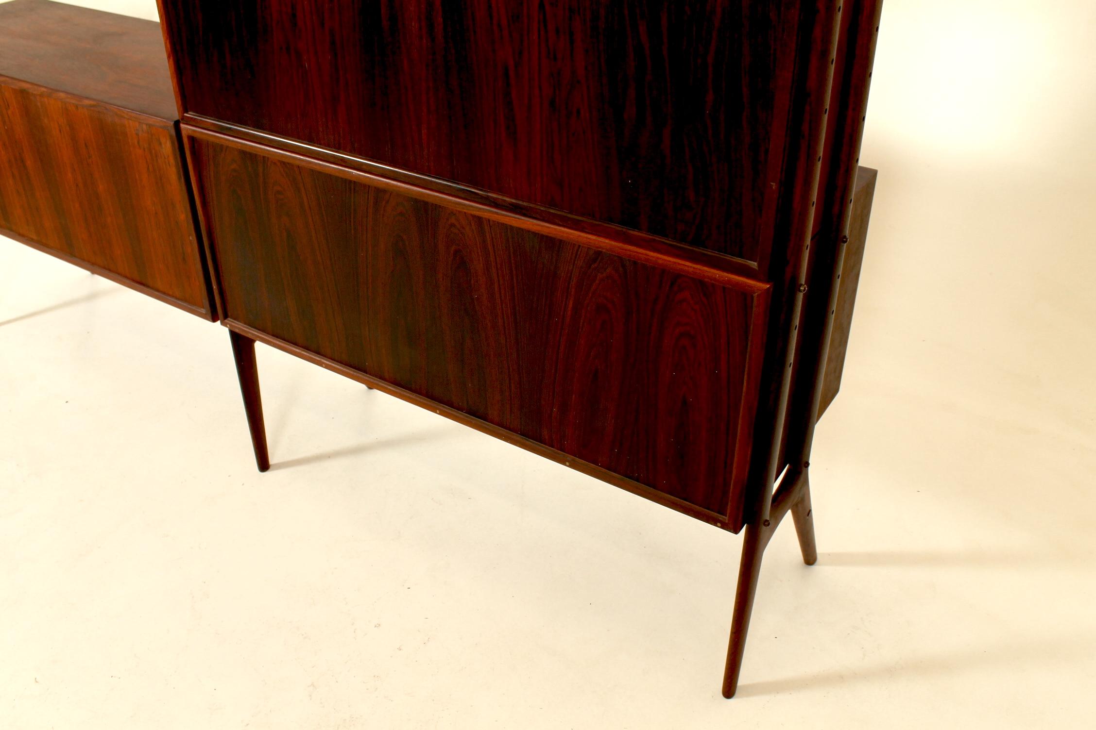 original rosewood bookcase by Kurt Østervig, Denmark. 2