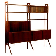 original rosewood bookcase by Kurt Østervig, Denmark.