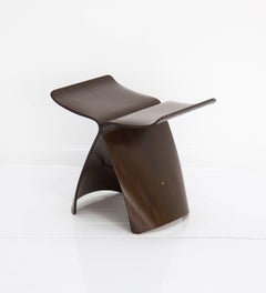 Original Rosewood "Butterfly" Stool Designed by Sori Yanagi, circa 1950, Japan