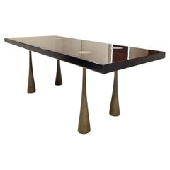 Bureau original en bois de rose d'Angelo MANGIAROTTI