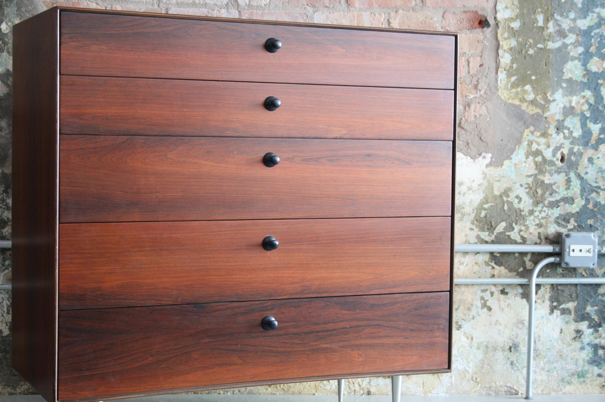 20th Century Original Rosewood Thin Edge Series Dresser by George Nelson for Herman Miller