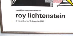 Original Roy Lichtenstein offset lithograph, "Stedelijk Museum Poster"