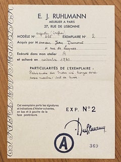 Original Ruhlmann Signed Argentier Geoffroy Commode - Buffett/Credenza