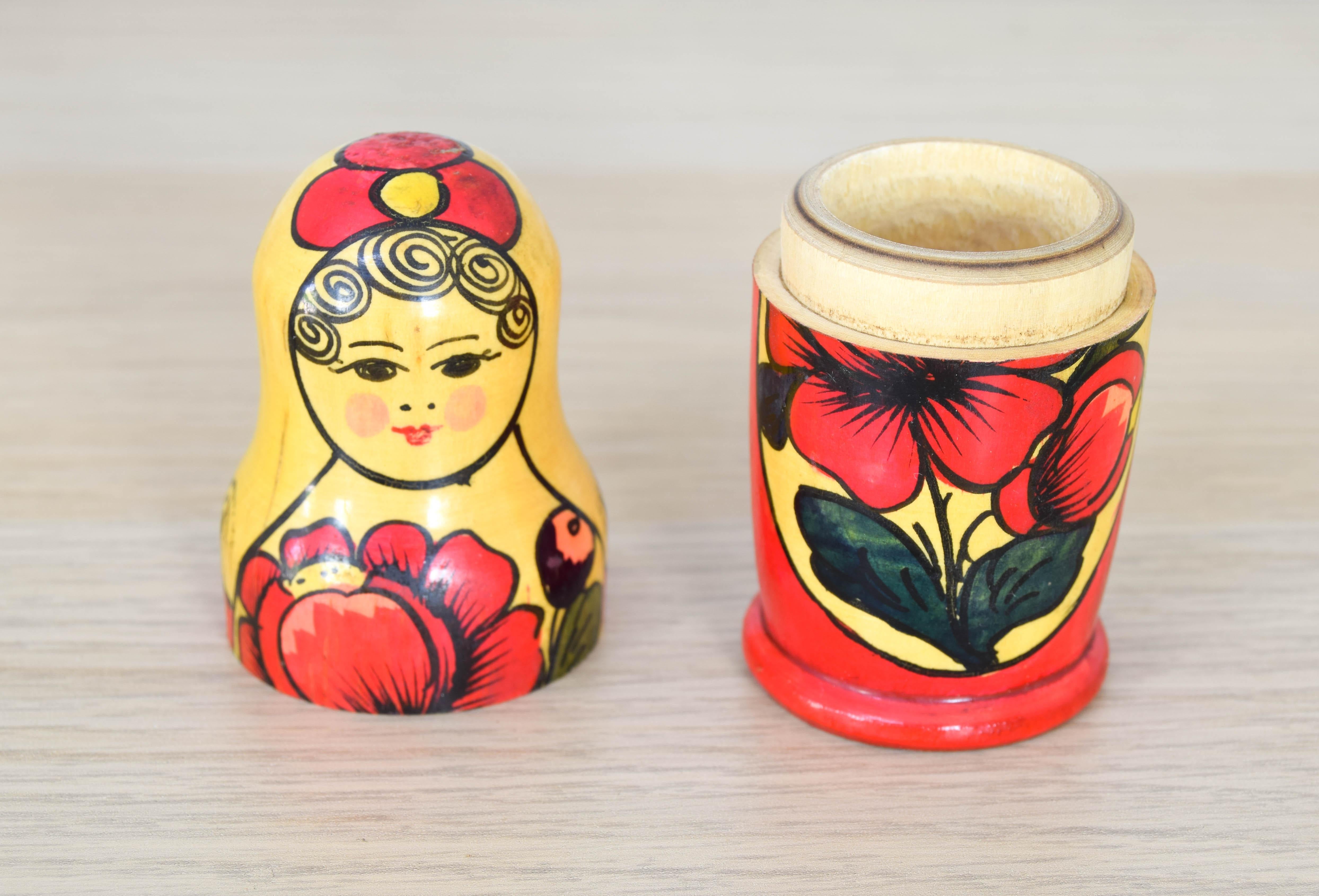Belarusian Original Russian Matryoshka Doll from the 60s For Sale