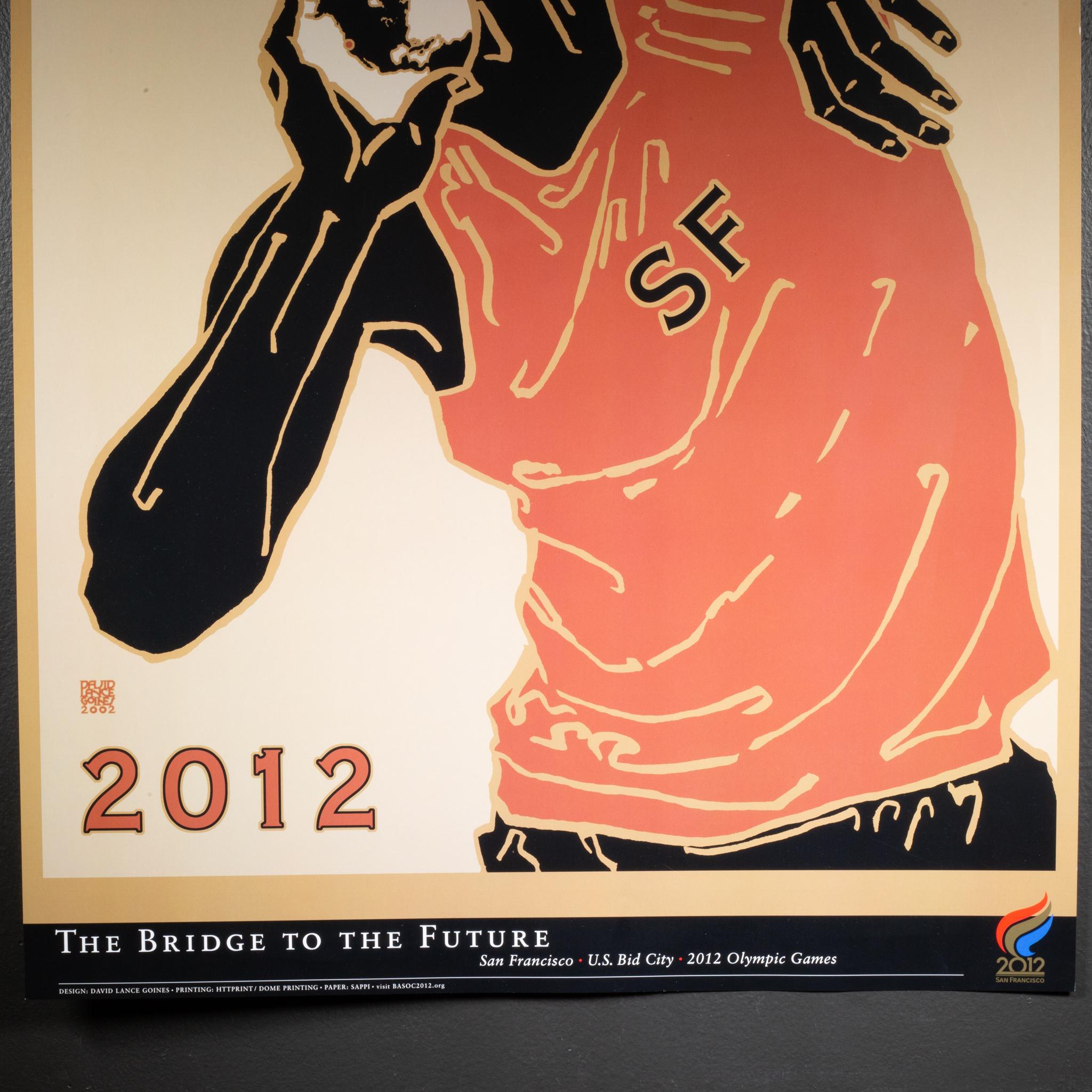 Original San Francisco Olympic Summer Games Poster, 2002 by David Lance Goines (Moderne) im Angebot