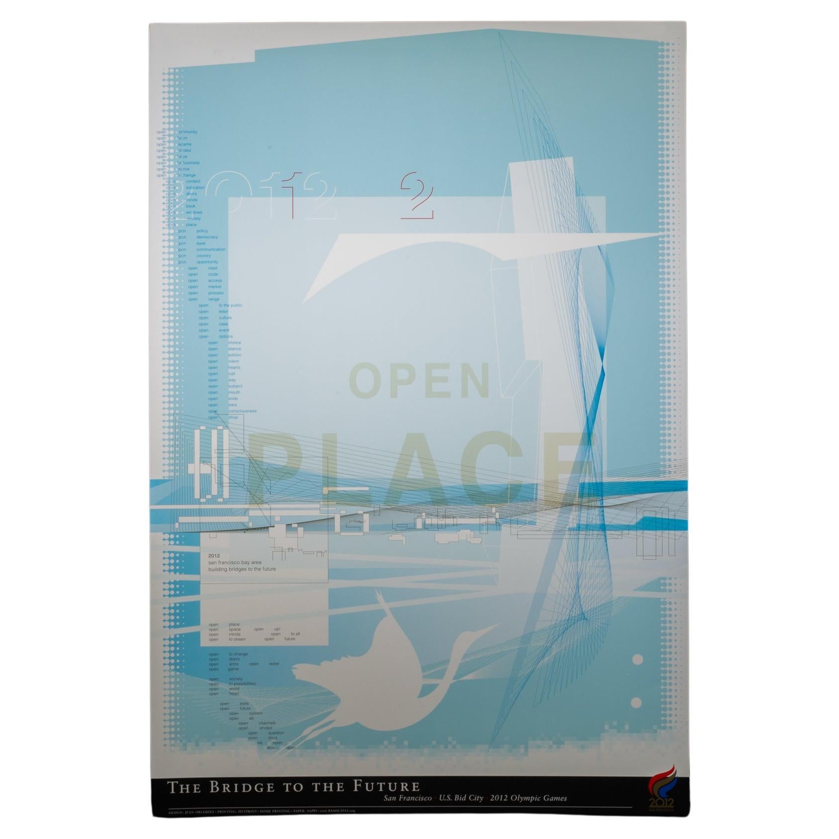 Original San Francisco Olympic Summer Games Poster, 2002 by Jean Orlebeke