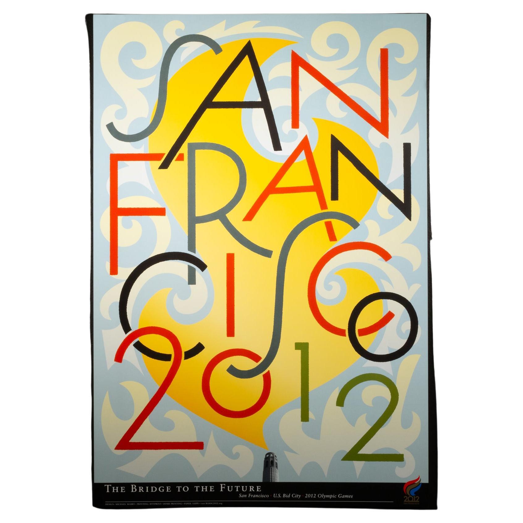 Originalplakat der Olympischen Sommerspiele in San Francisco, 2002 von Michael Mabry