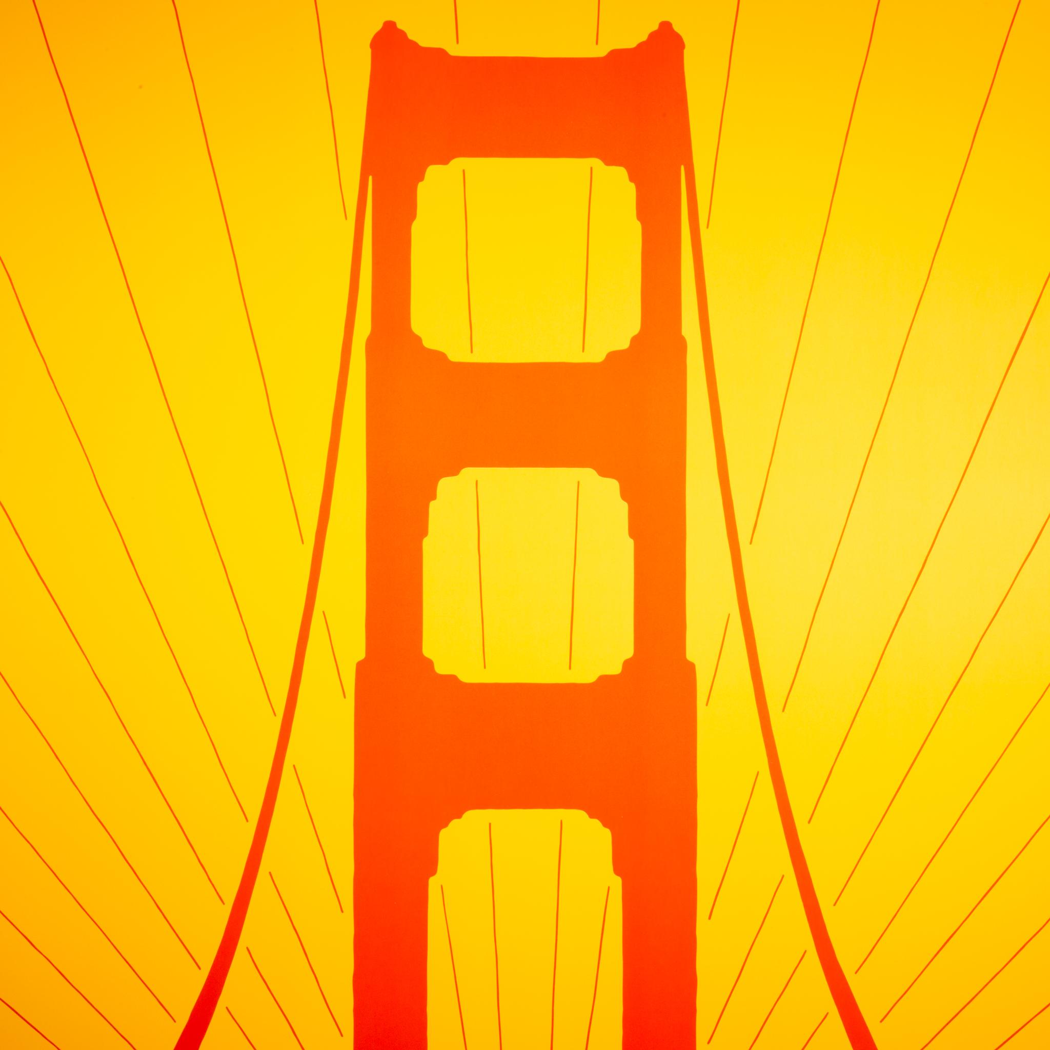 Originalplakat der Olympischen Sommerspiele in San Francisco, 2002 von Michael Schwab (Moderne) im Angebot