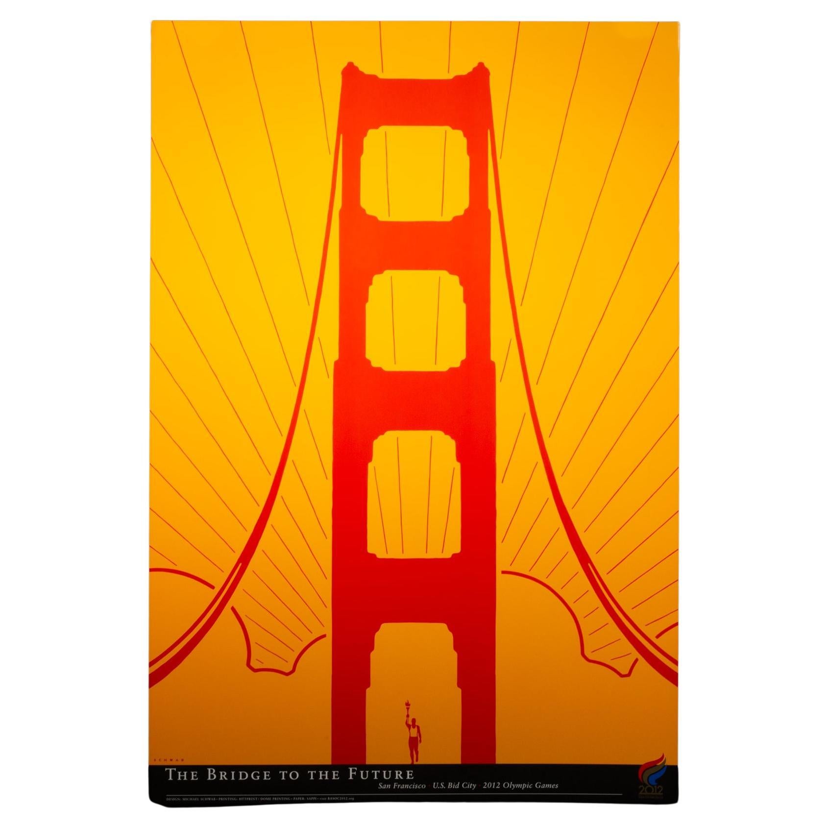 Original San Francisco Olympic Summer Games Poster, 2002 by Michael Schwab