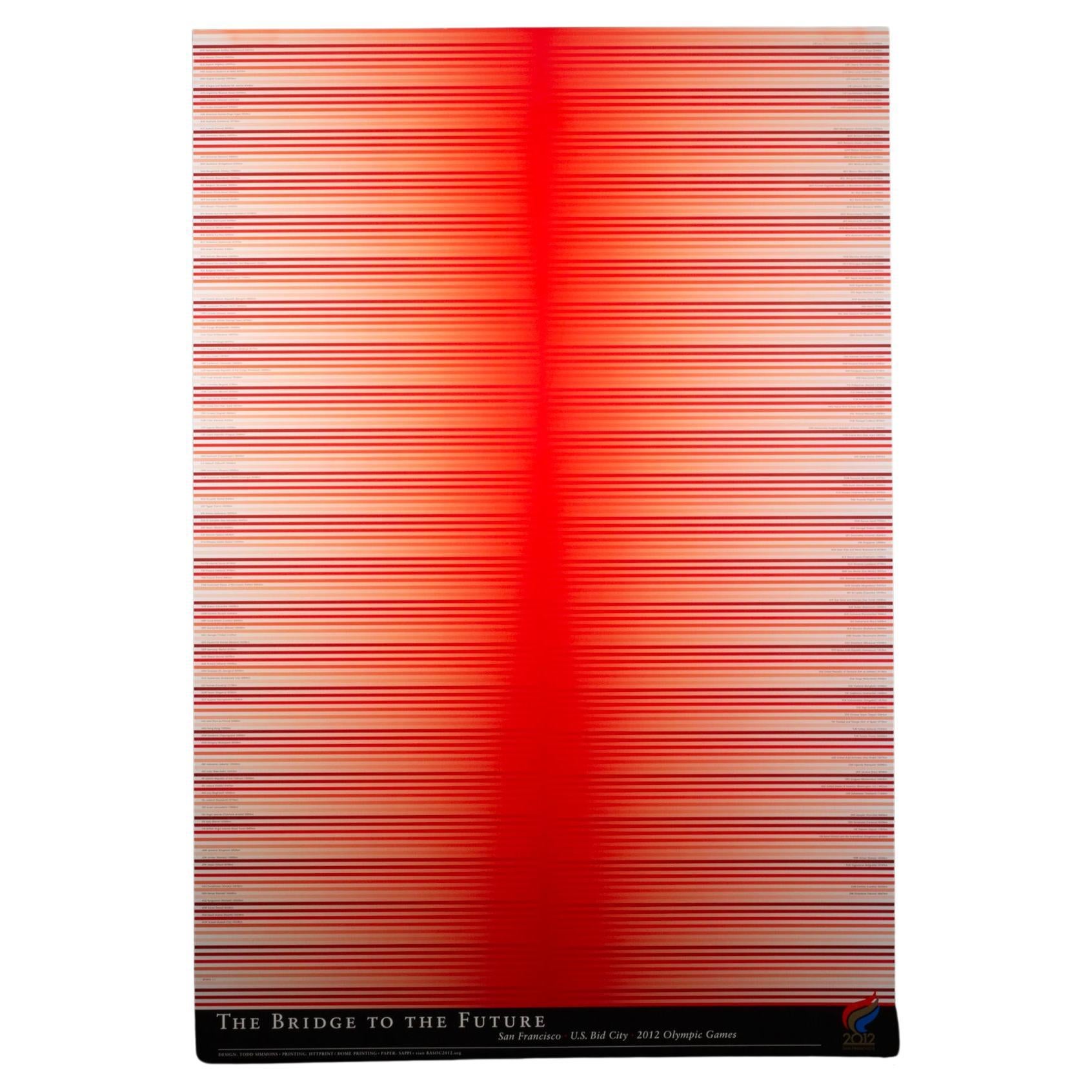 Original San Francisco Olympic Summer Games Poster, 2002 by Todd Simmons