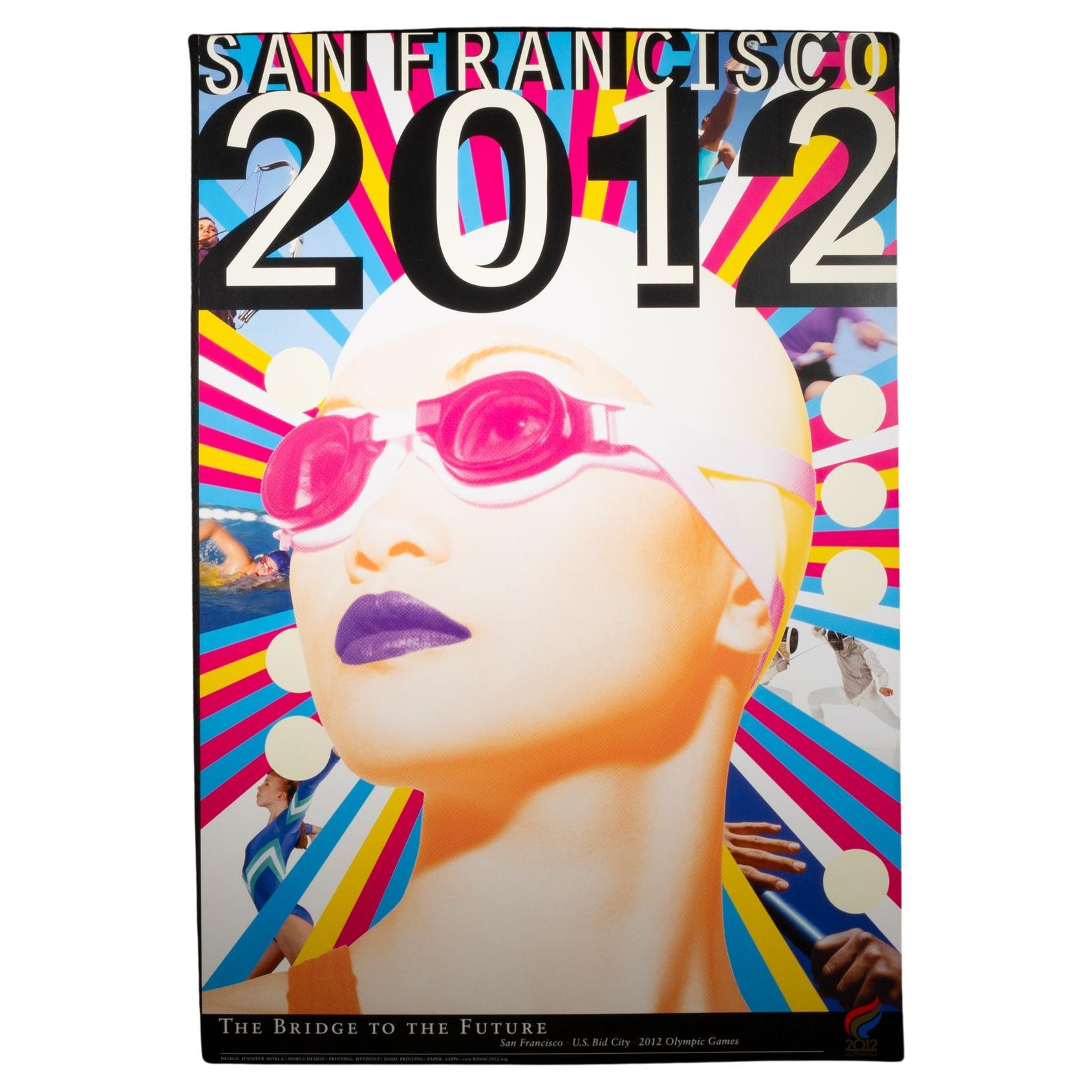 Original San Francisco Olympic Summer Games Poster, 2002, Jennifer Morla Design
