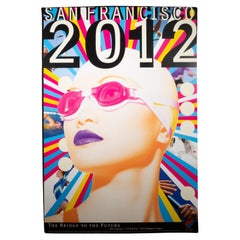 Original San Francisco Olympic Summer Games Poster, 2002, Jennifer Morla Design