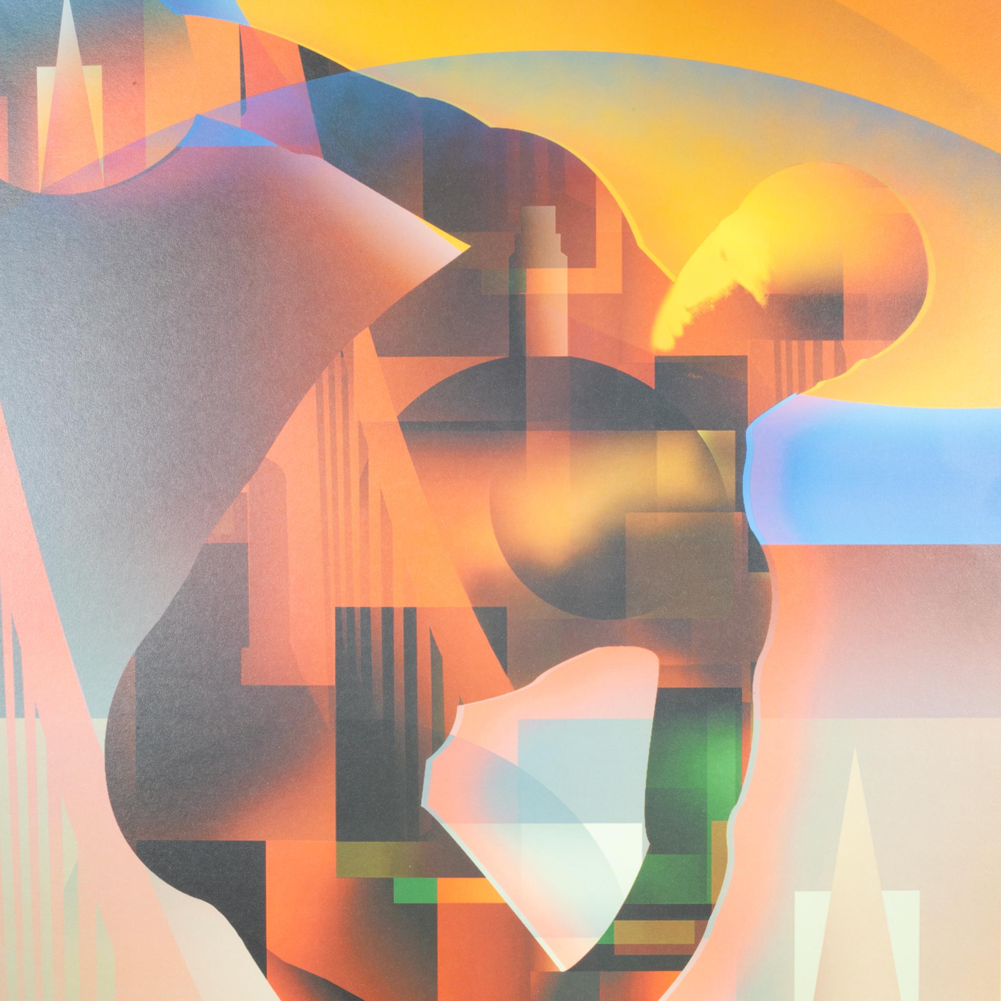 Moderne Affiche originale des Jeux olympiques d'été de San Francisco, 2012 en vente