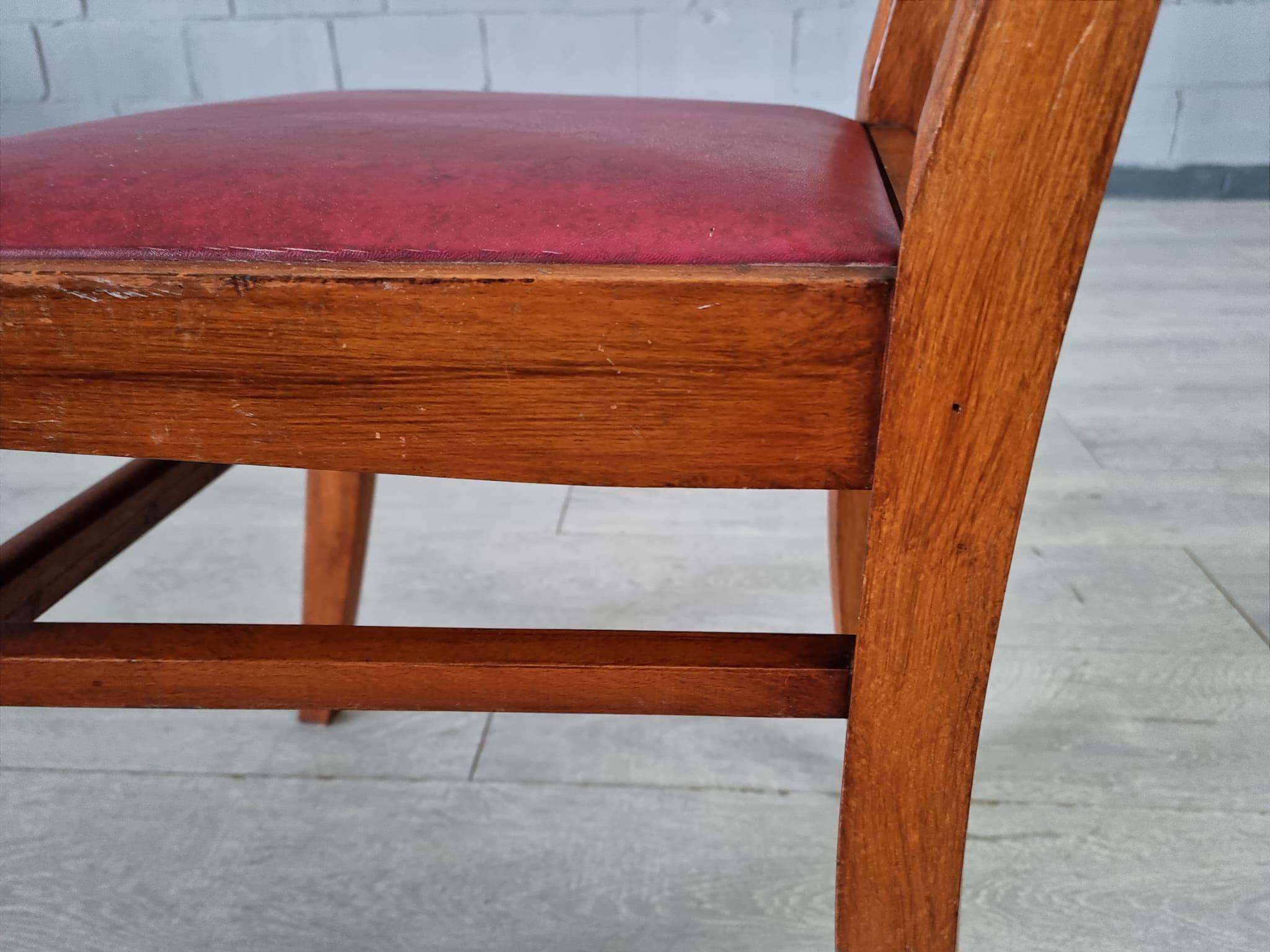 Original Scandinavian MCM Dining Chairs Original Upholstery - Set of 6 10