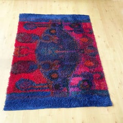 Tapis Rya scandinave original d'Oili Mki pour Finnrya Oy AB, Finlande