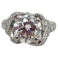 Original Schlumberger für Tiffany, maßgefertigter Platin-Diamantring