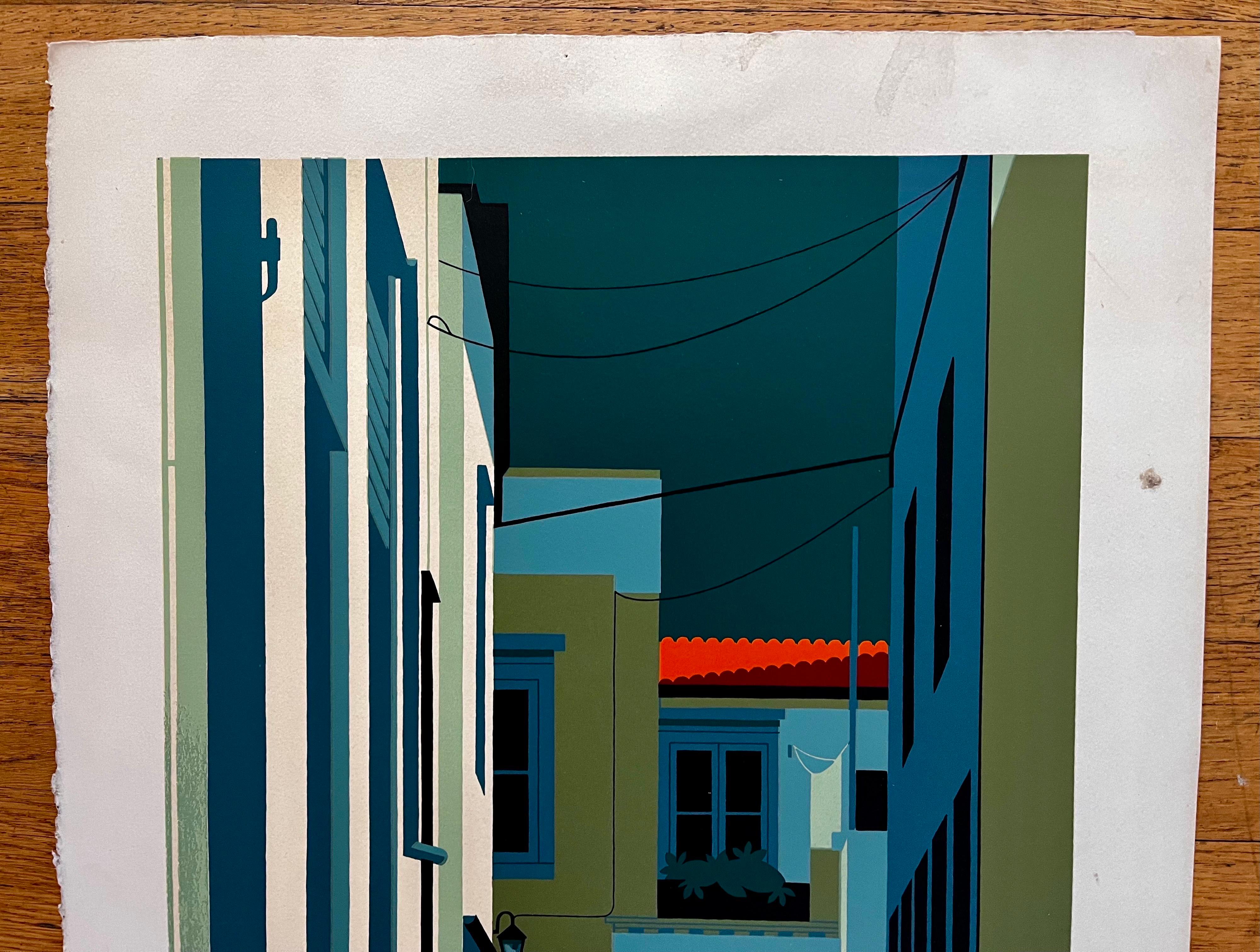 Serigrafía original de Betsey Bates, circa 1979 Estadounidense en venta