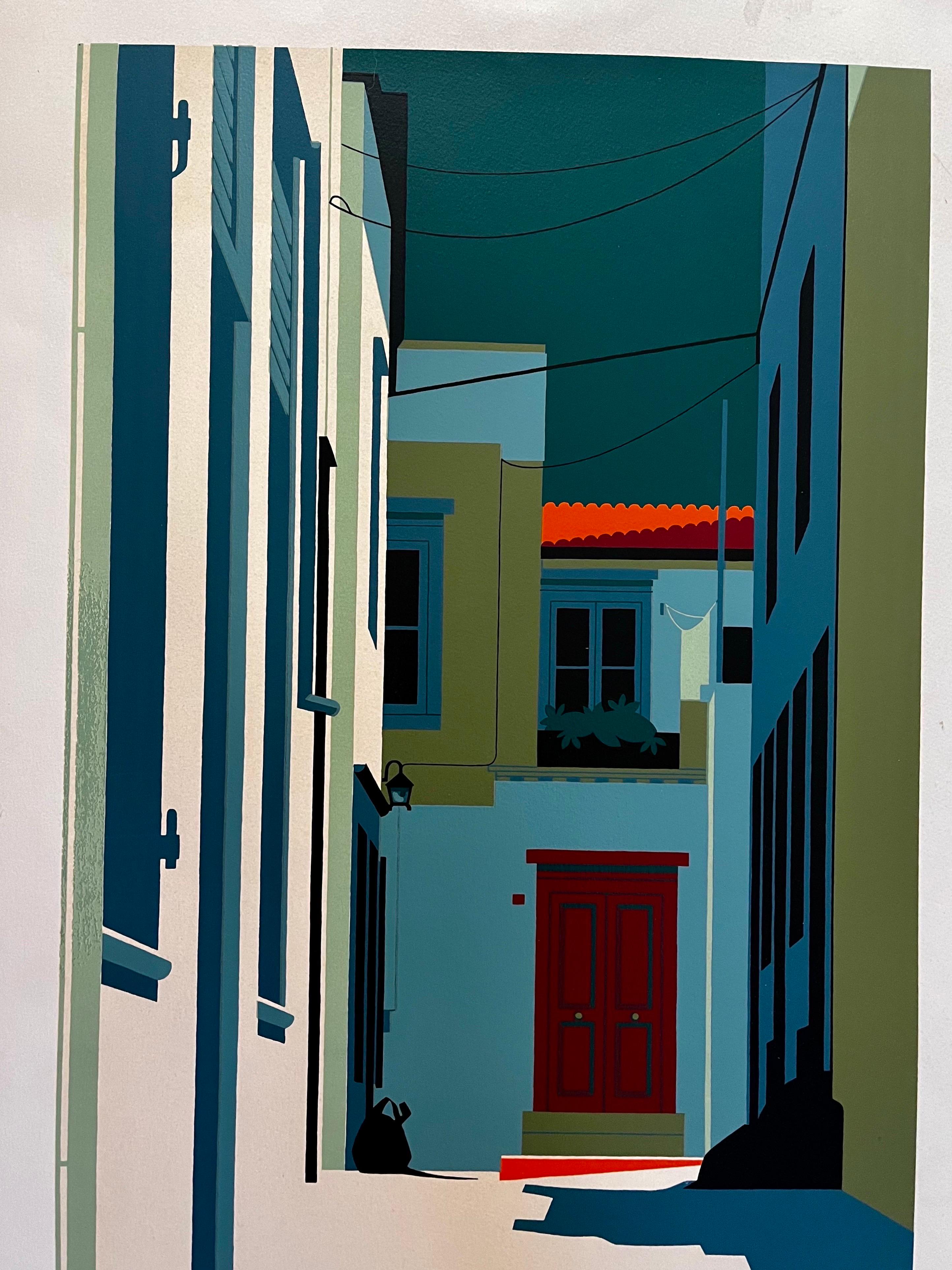 Serigrafía original de Betsey Bates, circa 1979 finales del siglo XX en venta