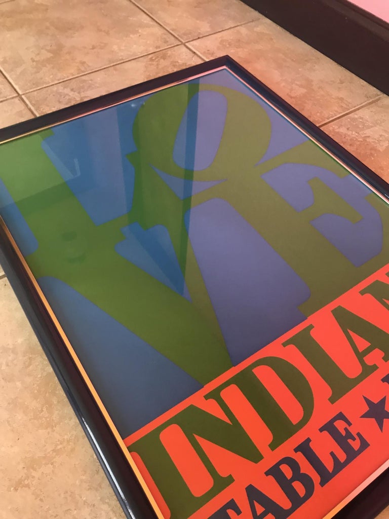 Mid-20th Century Original Screen Print by Robert Indiana For Sale
