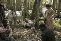 Original Screen Worn Movie Dress Period 1800 Calico Prairie Lace Vintage Antique