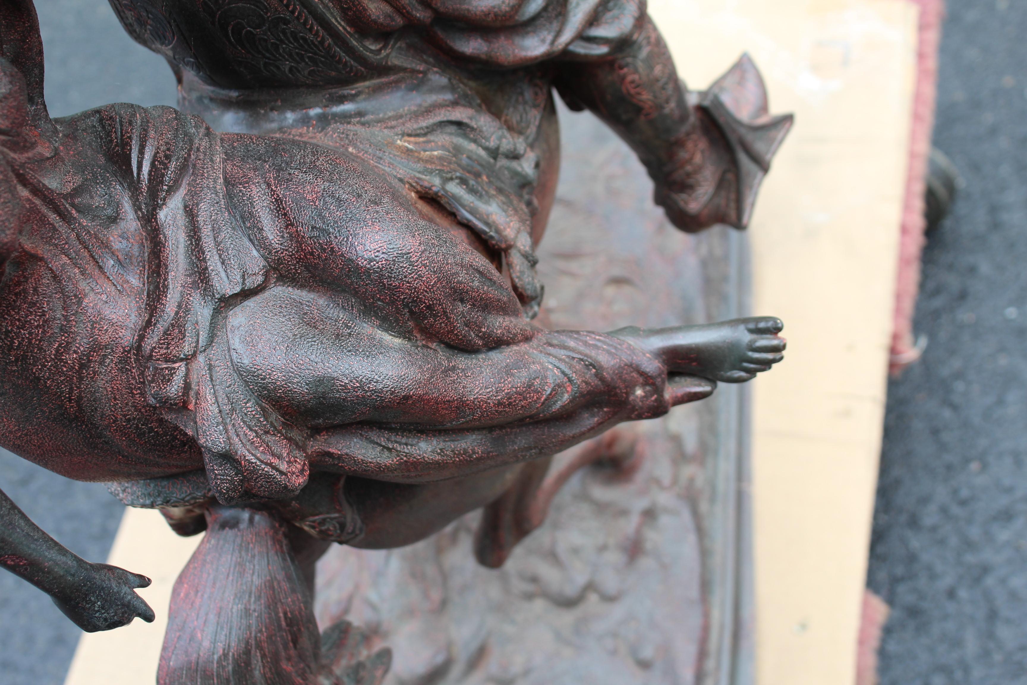 Scultura originale, doppia figura di un arabo a cavallo e di una ragazza firmata da in vendita 6