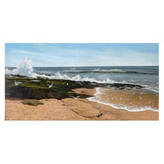 Original Seascape Oil Painting by Listed Artist Jaqueline Kresman