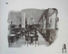 Tavolo originale della Secessione di Otto Prutscher & Thonet Gebrueder, Vienna, anni '20