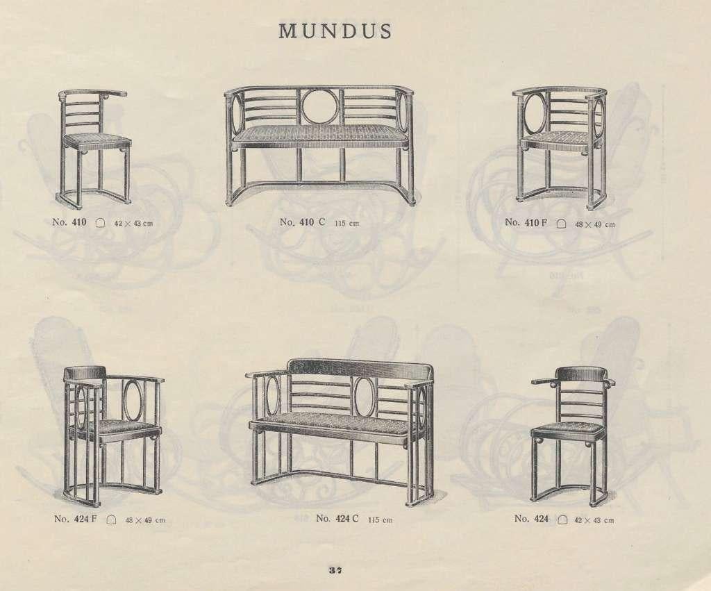 Original secessionistic Armchair (