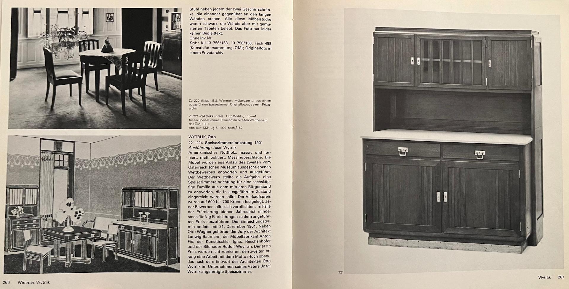 Original secessionistic Buffet by Otto Wytrlik (O.Wagners Student), Vienna, 1901 For Sale 3