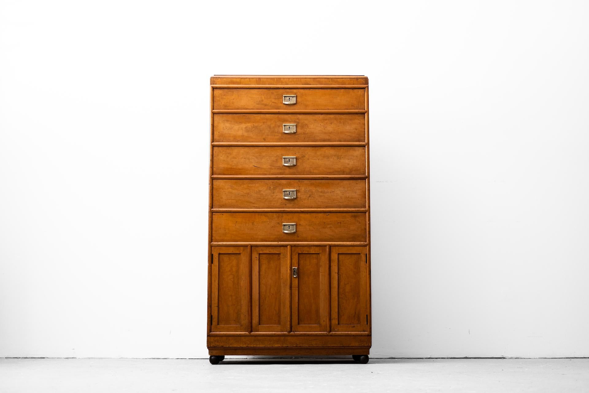 Original secessionistic Chest of Drawer, Anton Pospischil (Vienna, 1910) For Sale 8