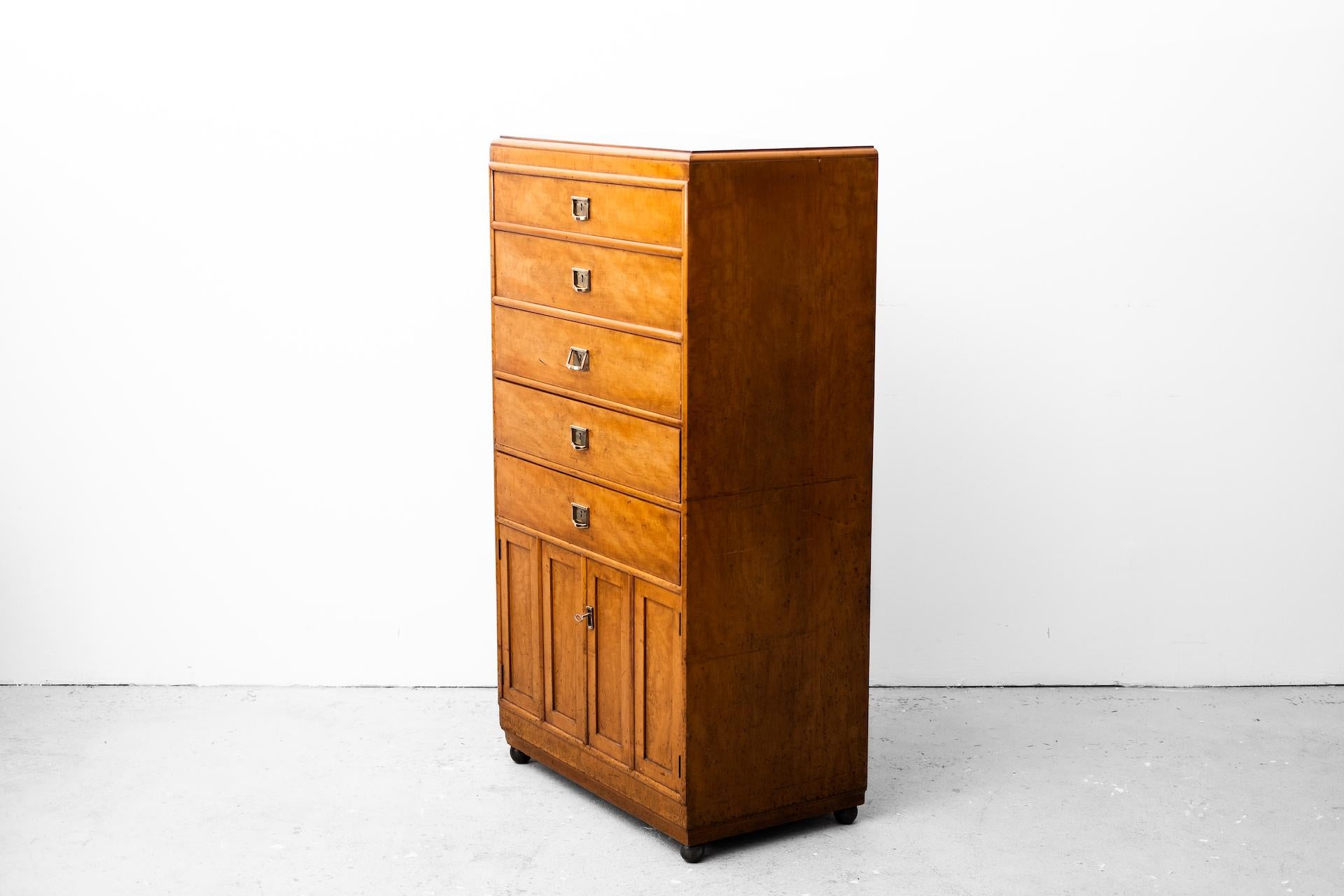 Austrian Original secessionistic Chest of Drawer, Anton Pospischil (Vienna, 1910) For Sale