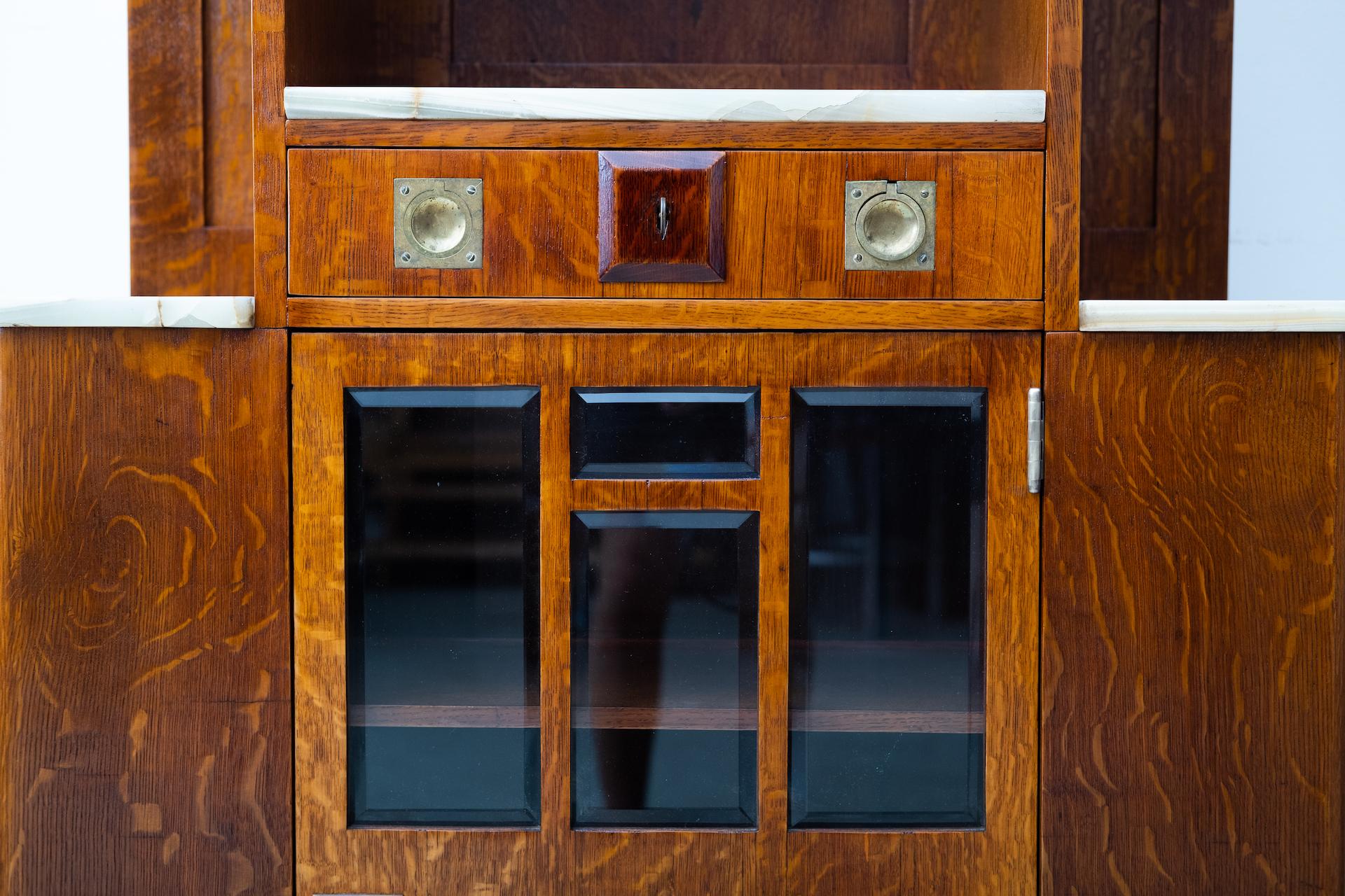 Original secessionistic Credenza, Wilhelm Schmidt attr. for Miksa Schmidt (1905) 3