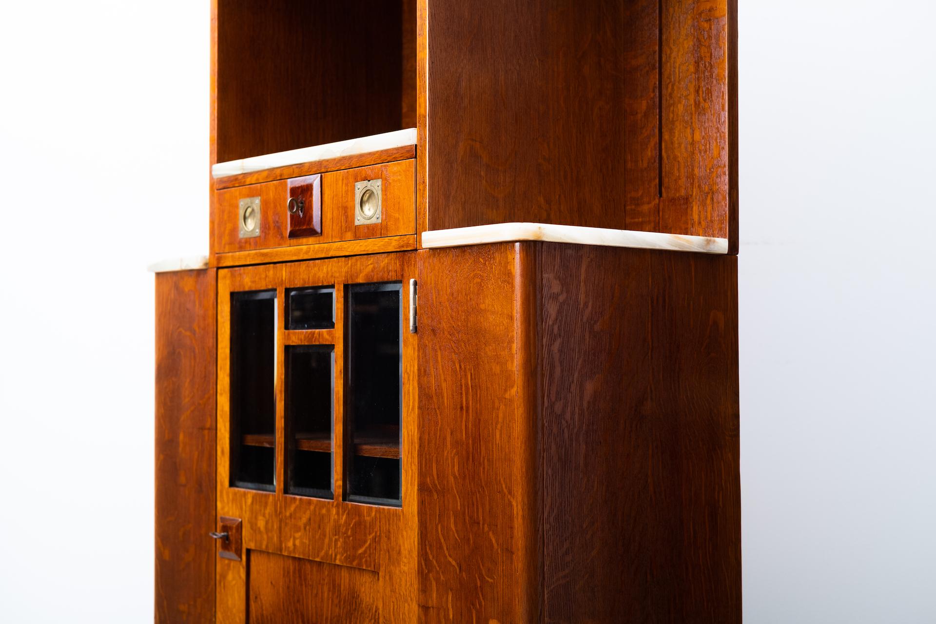 Original secessionistic Credenza, Wilhelm Schmidt attr. for Miksa Schmidt (1905) 9