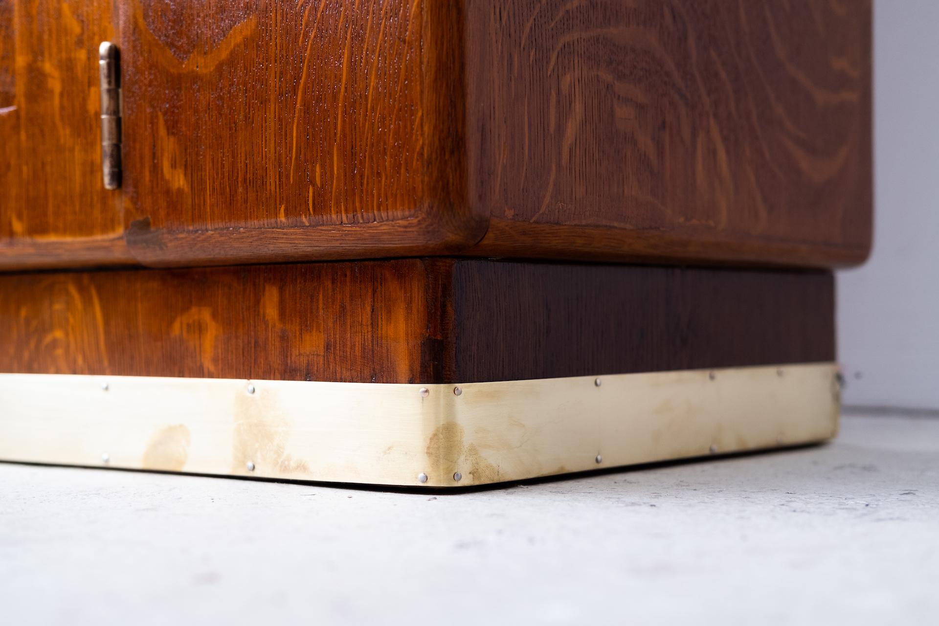 Hungarian Original secessionistic Credenza, Wilhelm Schmidt attr. for Miksa Schmidt (1905)