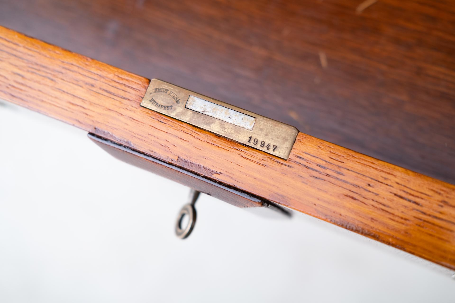 Brass Original secessionistic Credenza, Wilhelm Schmidt attr. for Miksa Schmidt (1905)