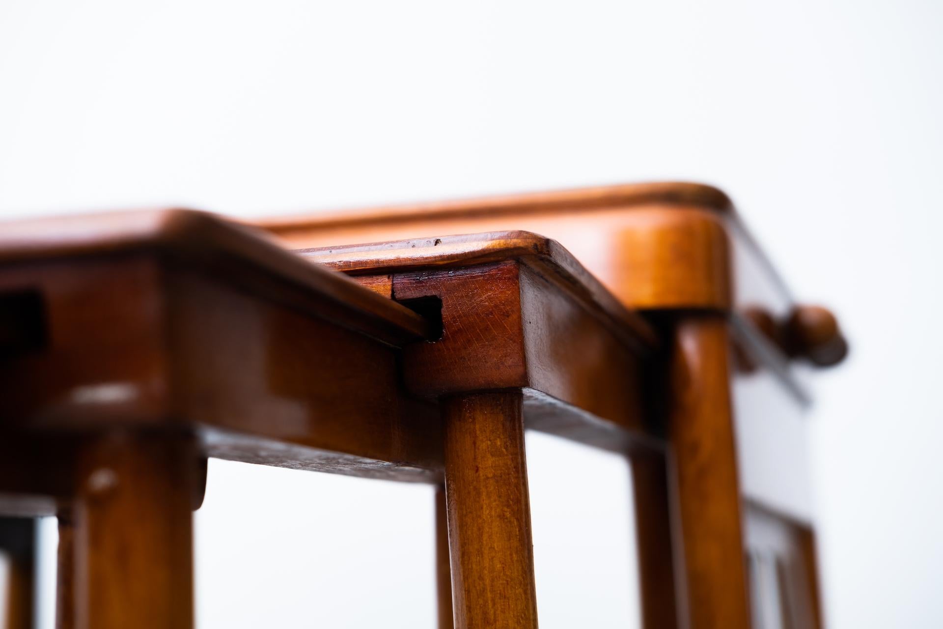 Original secessionistic Nestingtable, J. Hoffmann for J.J.Kohn (Vienna, 1905) 7
