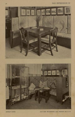 Original secessionistic Sidetable, Adolf Loos for Friedrich Otto Schmidt (1902)