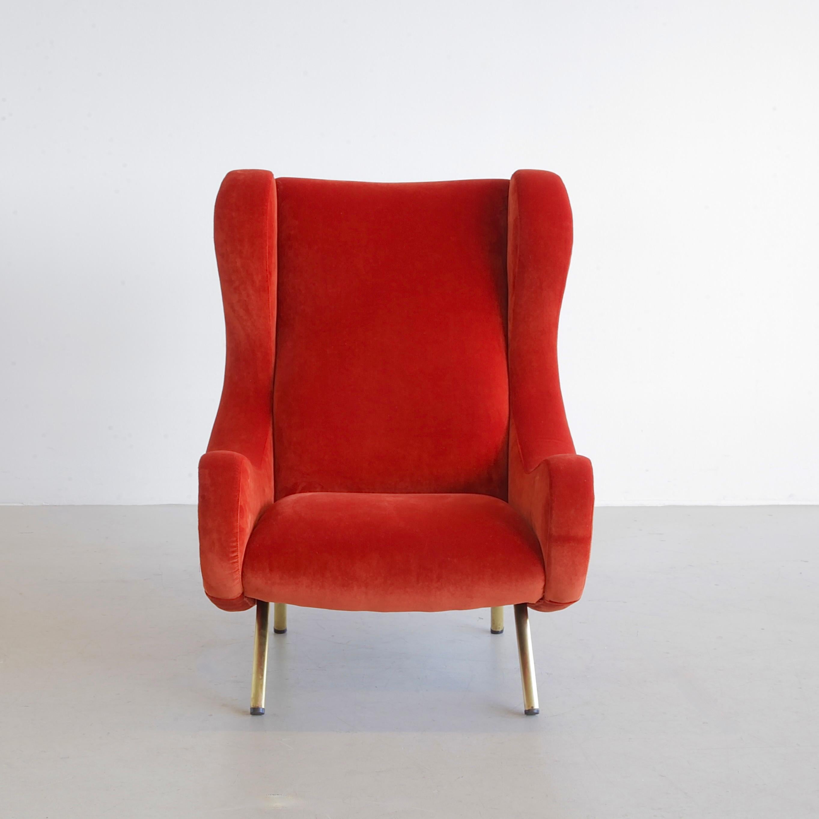 Original SENIOR Armchair by Marco ZANUSO, Arflex Italy In Good Condition For Sale In Berlin, Berlin