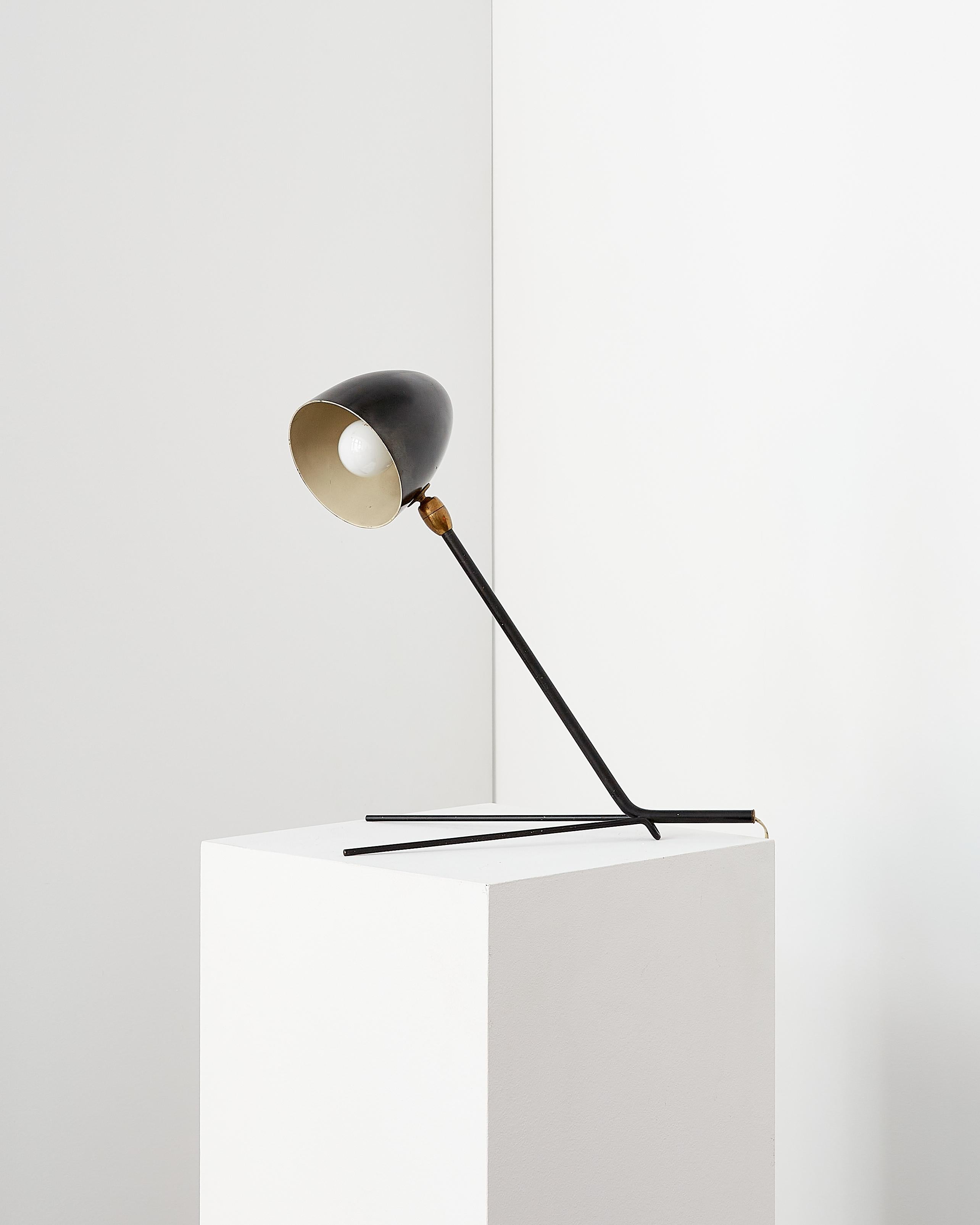 Mid-Century Modern Lampe de bureau Cocotte d'origine Serge Mouille en vente