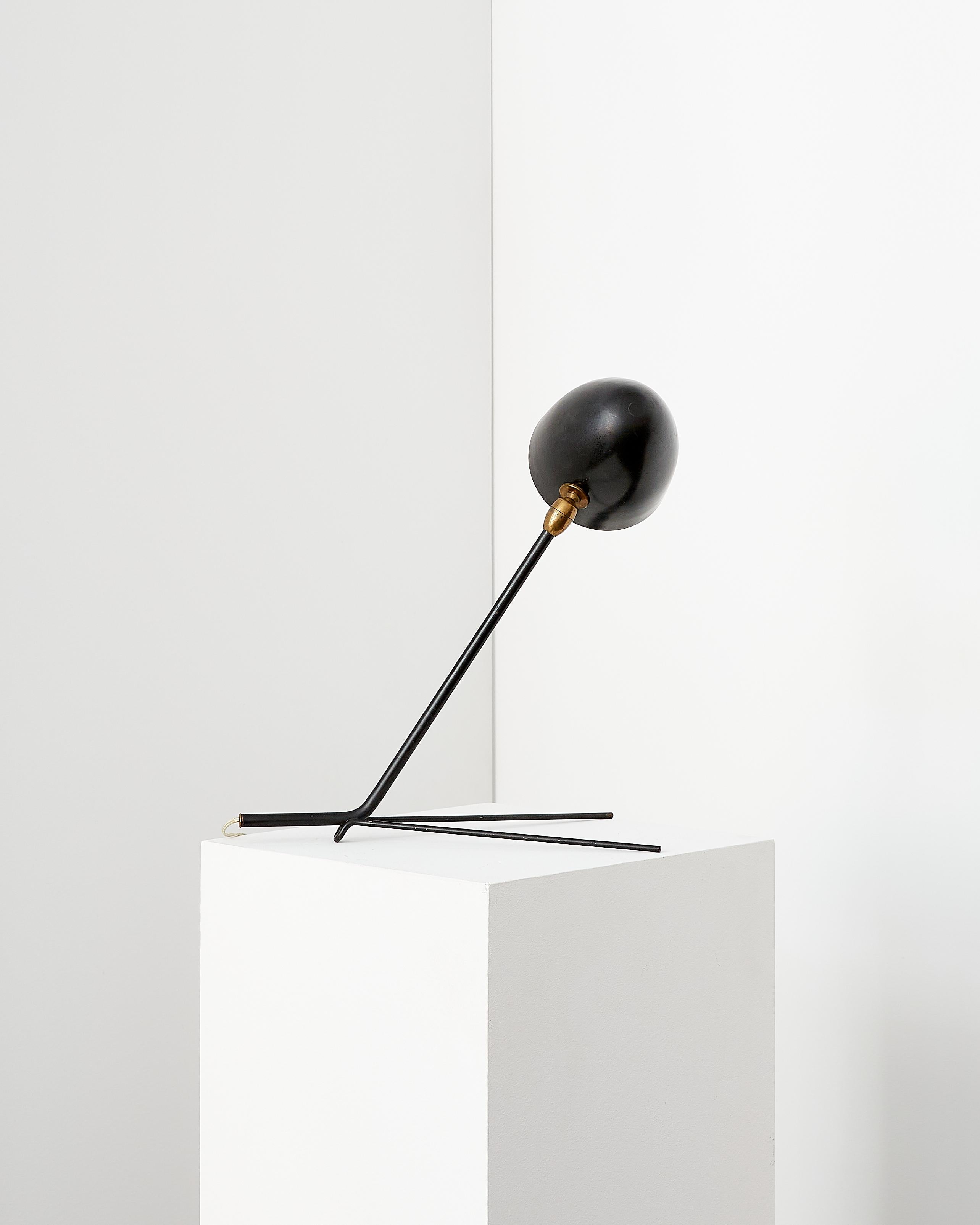 Original Serge Mouille Cocotte Table Lamp In Good Condition For Sale In Brooklyn, NY