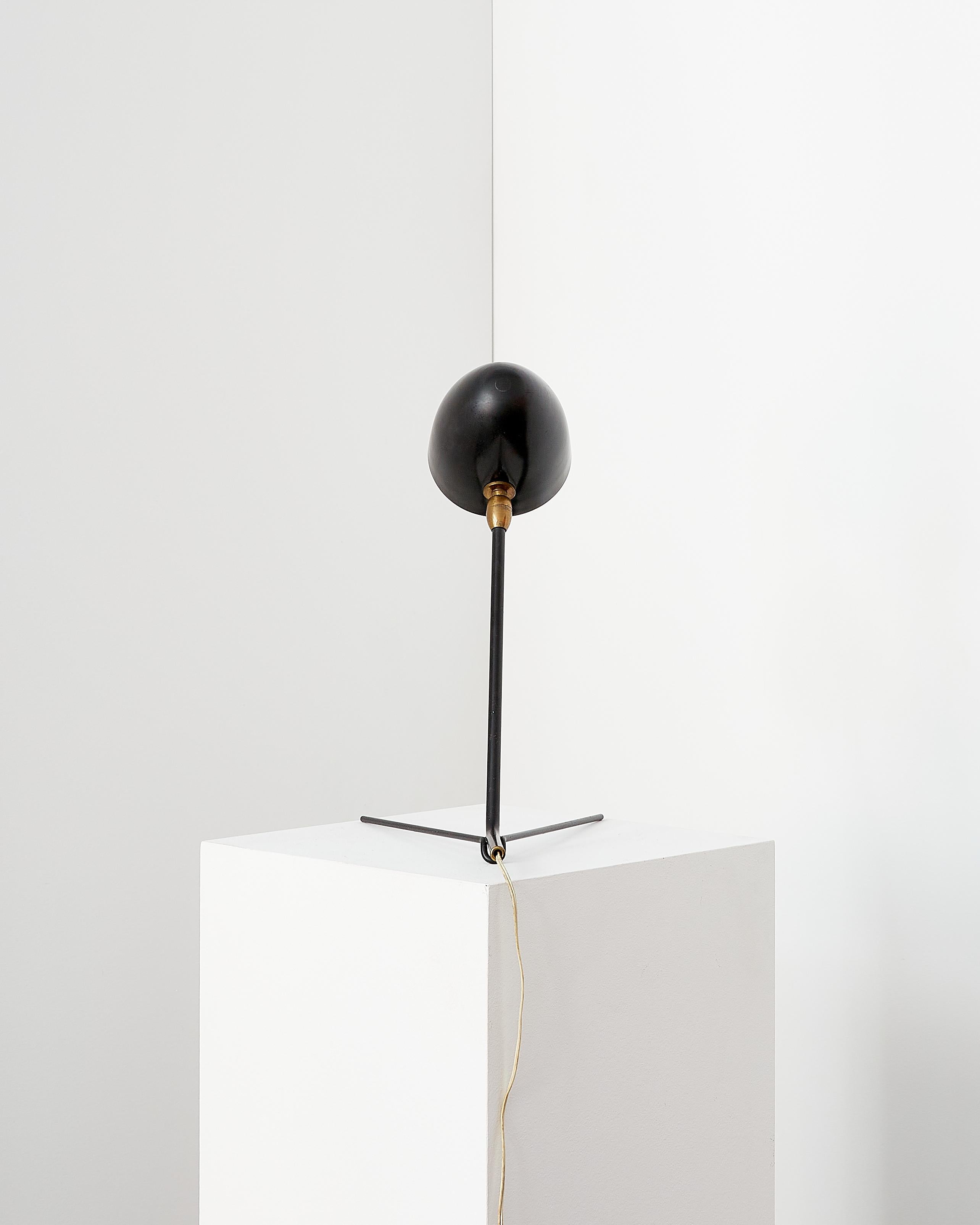 Aluminium Lampe de bureau Cocotte d'origine Serge Mouille en vente