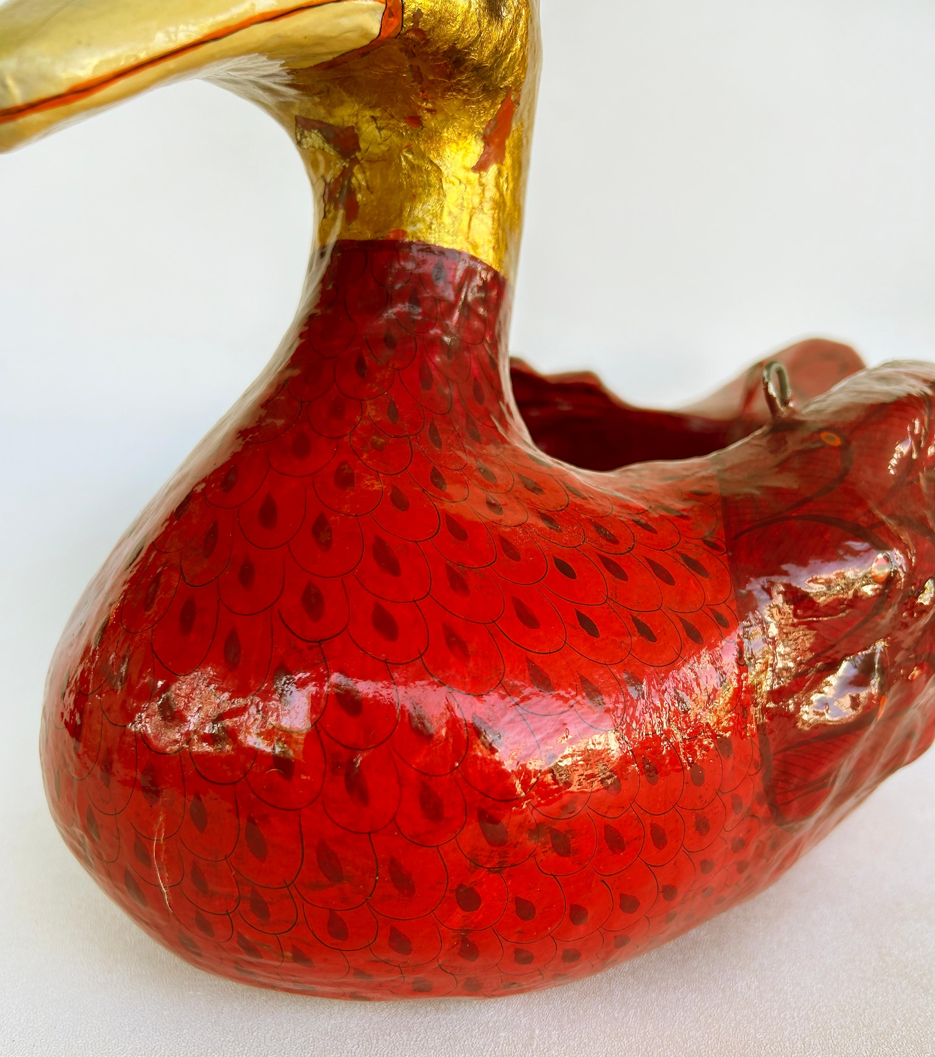 Original Sergio Bustamante Papier Mache Signed Sculpture 