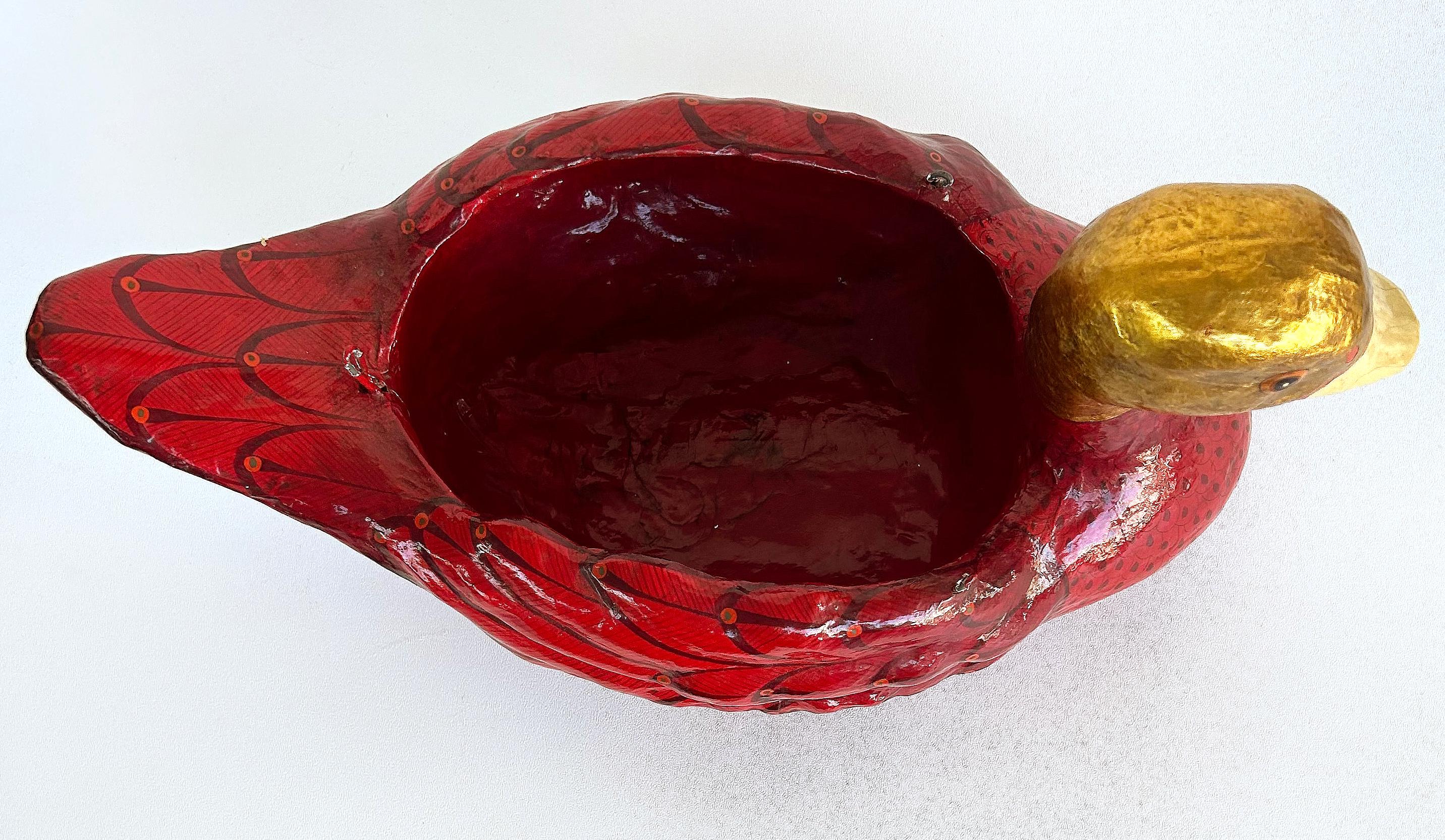 Original Sergio Bustamante Papier Mache Signed Sculpture 