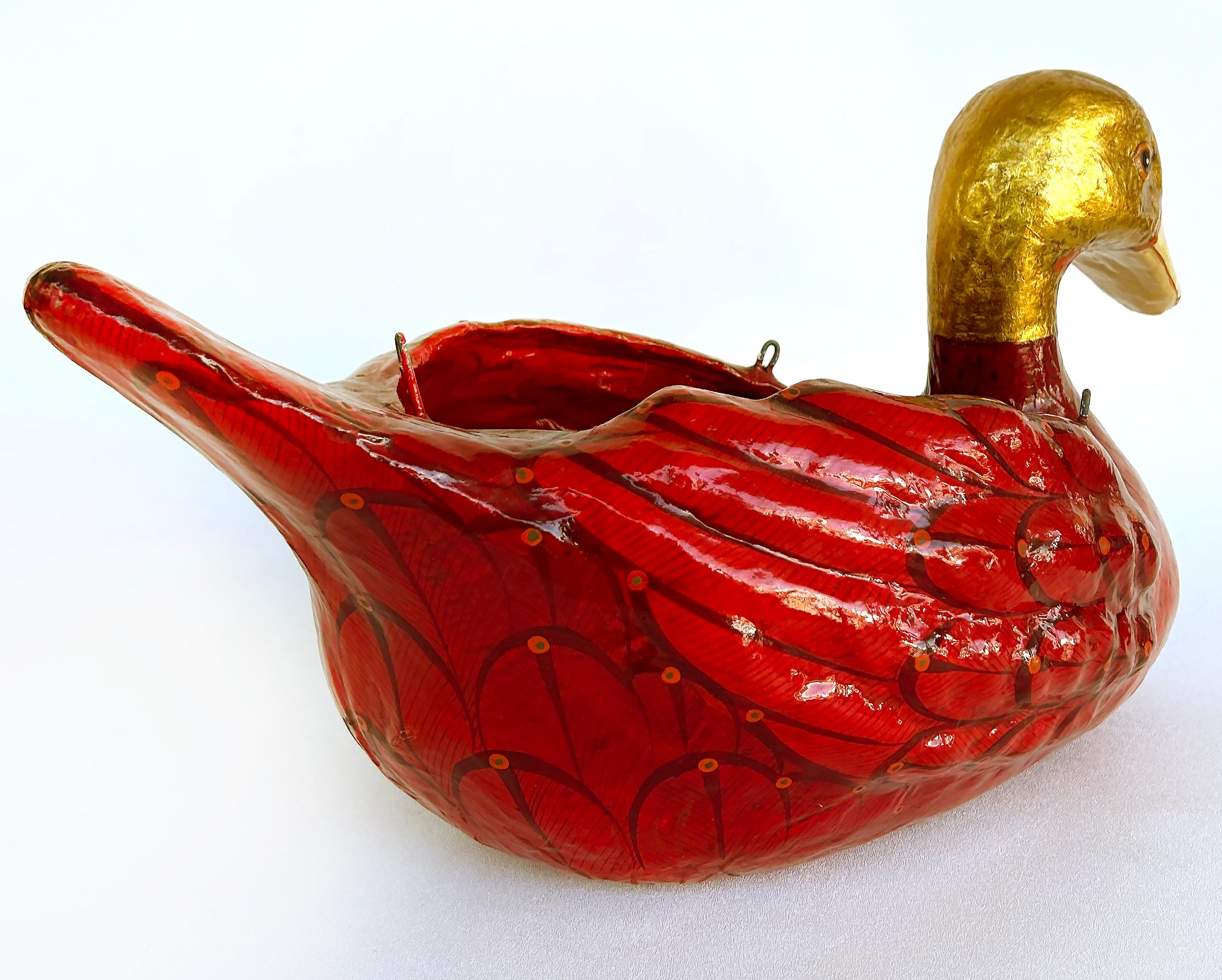 Original Sergio Bustamante Papier Mache Signed Sculpture 