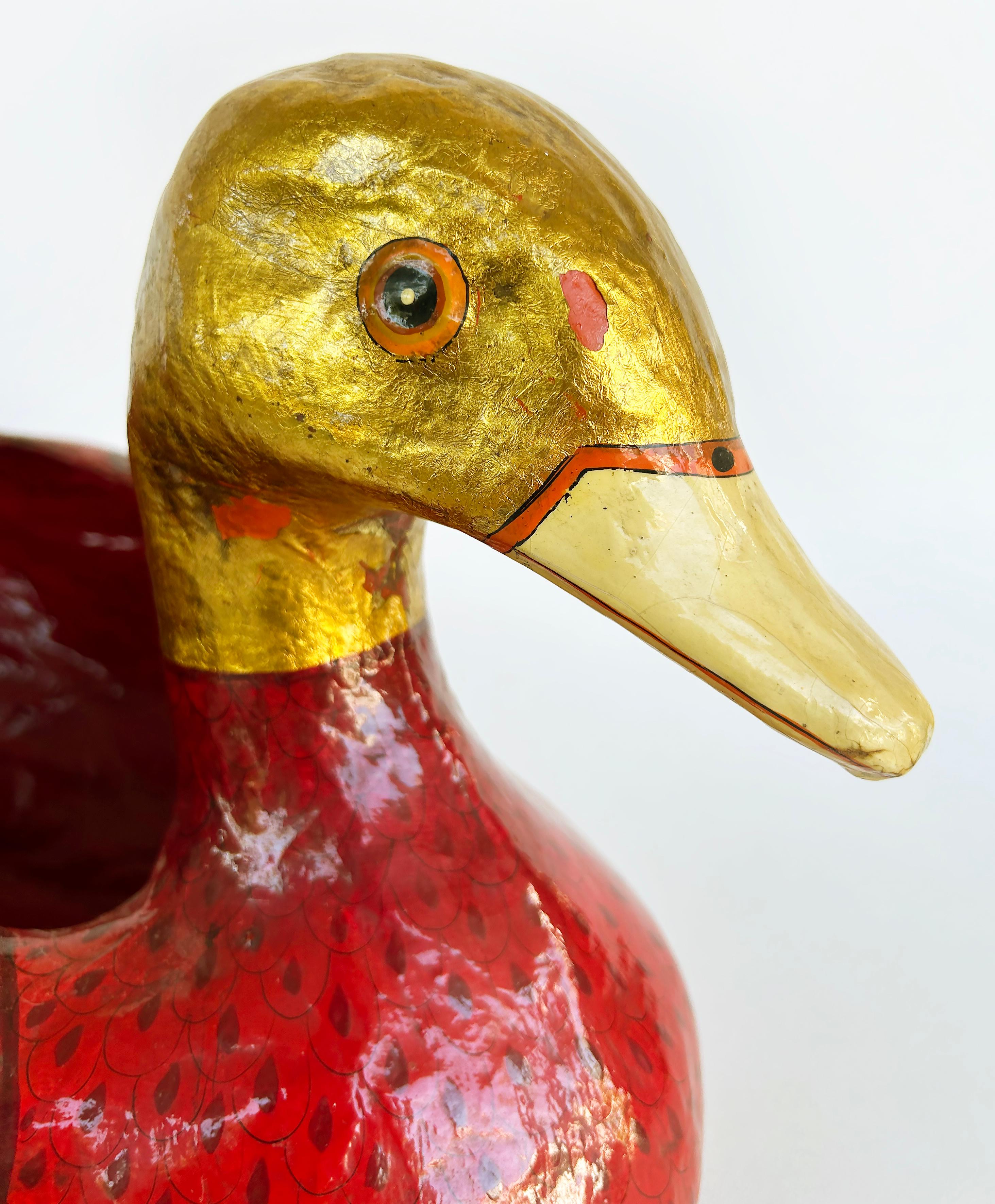 Original Sergio Bustamante Papier Mache Signed Sculpture 