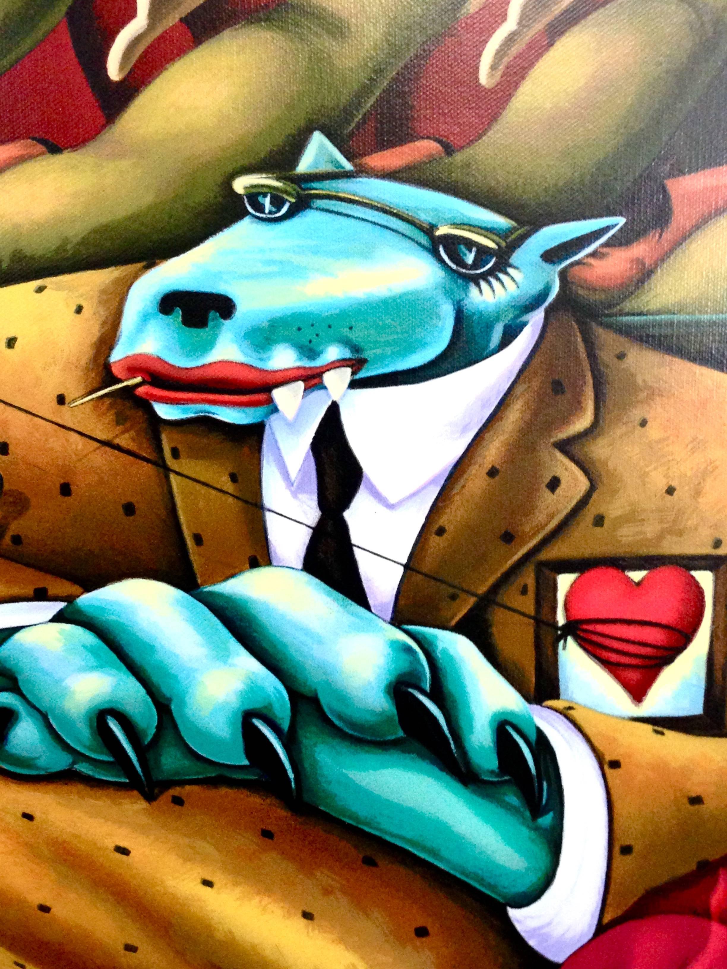 Original Serigraph on Canvas 
