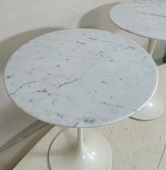 Original set Eero Saarinen Marble Side Tables