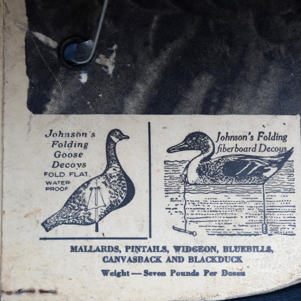 Original Set of Folding Johnsons Goose Decoys, circa 1940 3